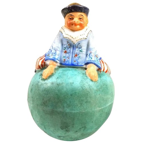 Rare antique coloured bisque - antique,