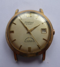 SONELLA SUPERMATIC WATCH - 25 JEWELS - GOLD PLATED AUTOMATIC WRISTWATCH -WORKING