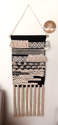 Geometric wall rug large - wall,