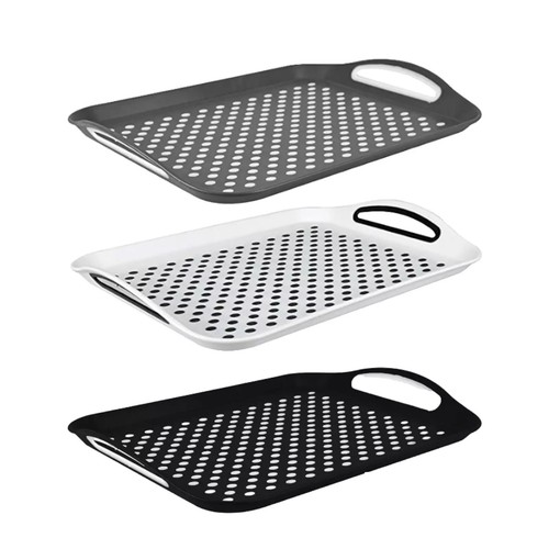Large anti slip serving - large, tray