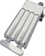 Viking VS-370C Clamshell Banjo Tailpiece, Nickel plated copper at Hobgoblin Musi