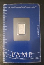 PAMP 1G 999.5 Palladium Bar