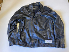 Jack&Jones Vintage Motorcycle Jacket in Black Label XL Armpit/Armpit 23" (mc935)