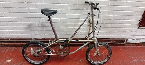 Silver steel folding bike - folding, 20