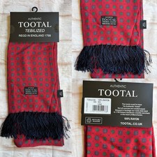 Tootal Vintage Mod Scarf, Red