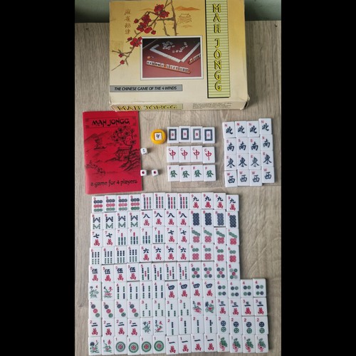 Vtg mah jongg tile game - vtg mah,