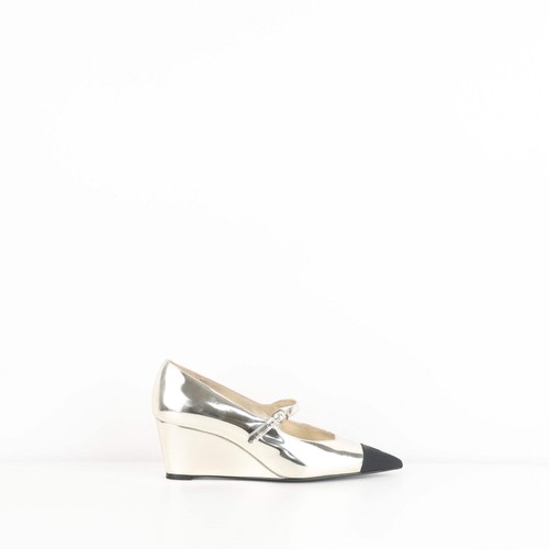 Chanel silver shoes shoe - shoes,, size