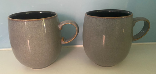 Denby jet grandmug grey set - jet, ~