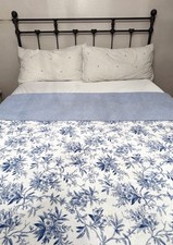 Laura Ashley Blue Toile Floral