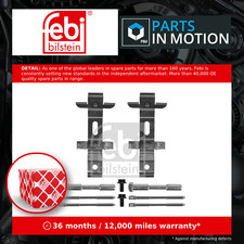 Brake Pad Fitting Kit fits RANGE ROVER SPORT L494 3.0 Front 15 to 18 Febi New
