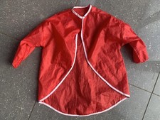 Red Unisex Art Baking Painting Smock Top Cover Apron Kids 70cm Approx 3-6 Years