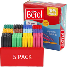 Set of 5 Berol Single Colour