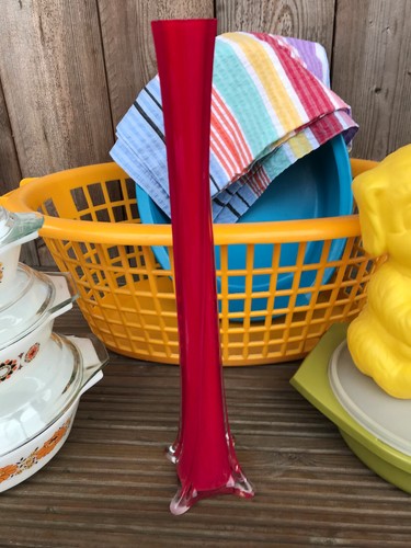Vintage mid century retro red - mid,