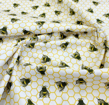 100 cotton fabric bees - 100%,