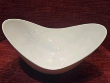 Pausa Large White Scoop Bowl