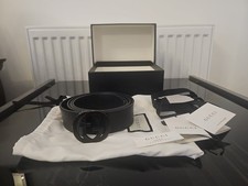 Genuine Gucci Black Belt
