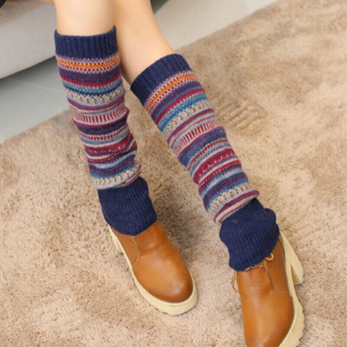 New leg warmers pile socks - new,