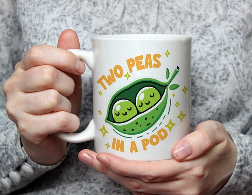 Two peas pod mug - in,