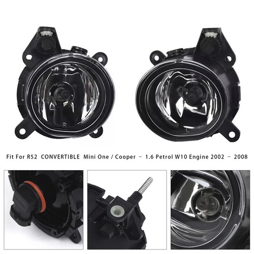 Pair front bumper fog - front,