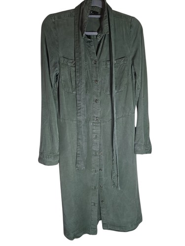 Vgc khaki button denim - khaki,