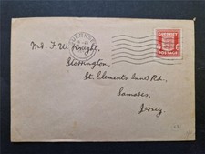 Guernsey 1941 1d WW2 German Occupation Cover #C67253
