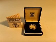 Silver Proof Pound Coin £1 In
