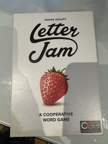 Letter jam board game complete - letter,
