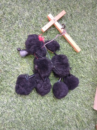 Pelham puppet black poodle dog - poodle,