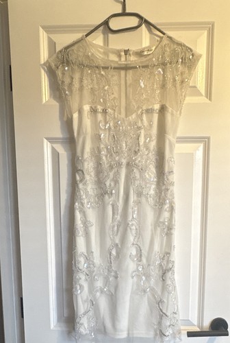 Miss selfridge white sequin - selfridge,