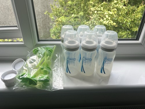Brown baby bottles mixed - brown,