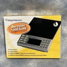 Weight Watchers Electronic Food SCALE w/Points Values Database LARGE DISPLAY NEW