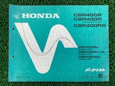 CBR400R RR Parts List