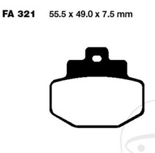 Ebc brake pads sfac321 - brake, fits