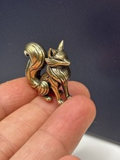 Small intricate Brass Fox -