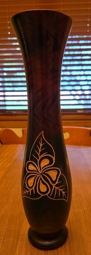 Hand carved etched mango - hand,