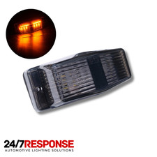 Smoked Lense Amber LED Double Burner Marker Light / Pole Marker Light Lamp Kelsa