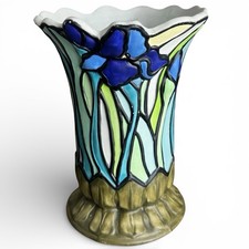 Tiffany Style Floral Ceramic