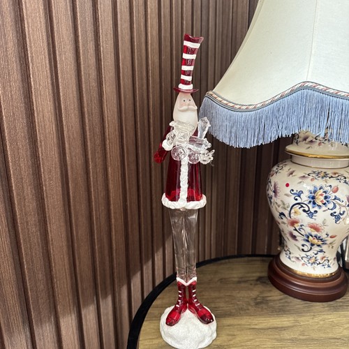 Unique glass santa - glass,