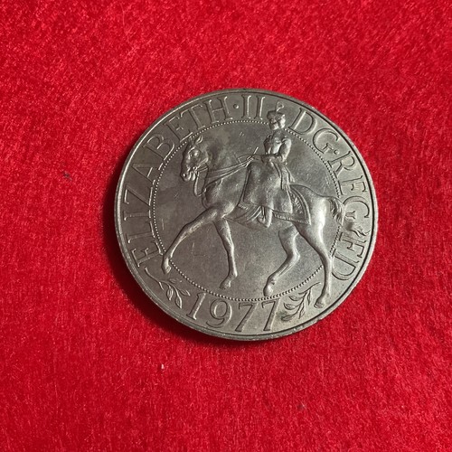 1977 coin crown silver - coin,