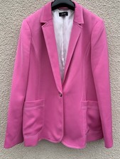 ME EM DESIGNER SUGAR PINK CREPE BLAZER JACKET TOP STYLISH 16 18 Wedding