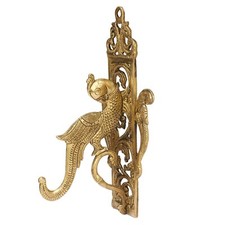 Brass Parrot Wall Bracket