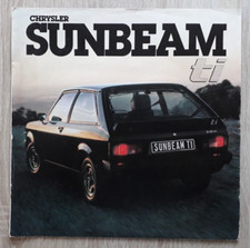 Chrysler Sunbeam ti Brochure