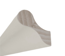 White Primed 4.2m Pigs Ear Handrail Wall Mounted