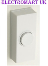 DOOR BELL CHIME BELL PUSH PRESS BUTTON WHITE