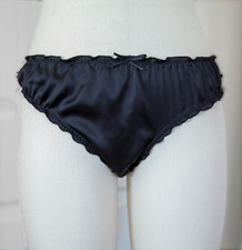 Silky Satin Thong Knickers
