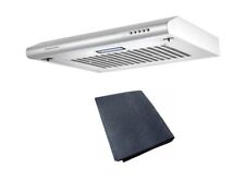 Cookology Visor Cooker Hood 60cm Extractor & Filters - S/Steel VISOR600SS