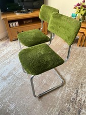 Pair VTG Retro 1970s Chrome