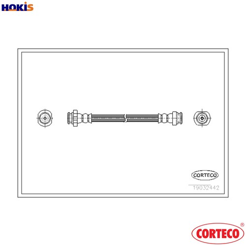 Brake hose 19032442 for - brake,