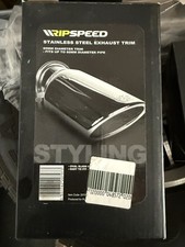 RipSpeed Stainless Steel Exhaust Trim - 95mm - Fits upto 69mm Diameter Pipe