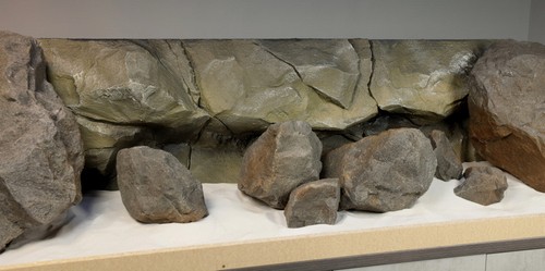 Handmade background rocks - 3d,